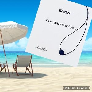 Men’s Necklace, Lava Rock Necklace, Beach Choker